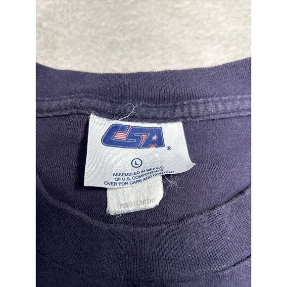 Vintage 1999 CSA Dallas Cowboys Star Logo Navy Blue Graphic T-Shirt Size Large - Picture 3 of 8